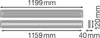 LINEAR IndiviLED® DIRECT SENSOR 1200 34 W 4000 K S