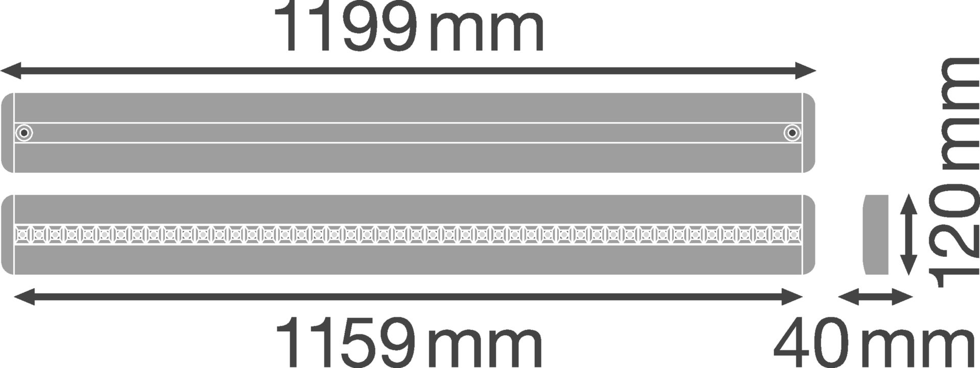 LINEAR IndiviLED® DIRECT 1200 34 W 3000 K – Görsel 2 / 2
