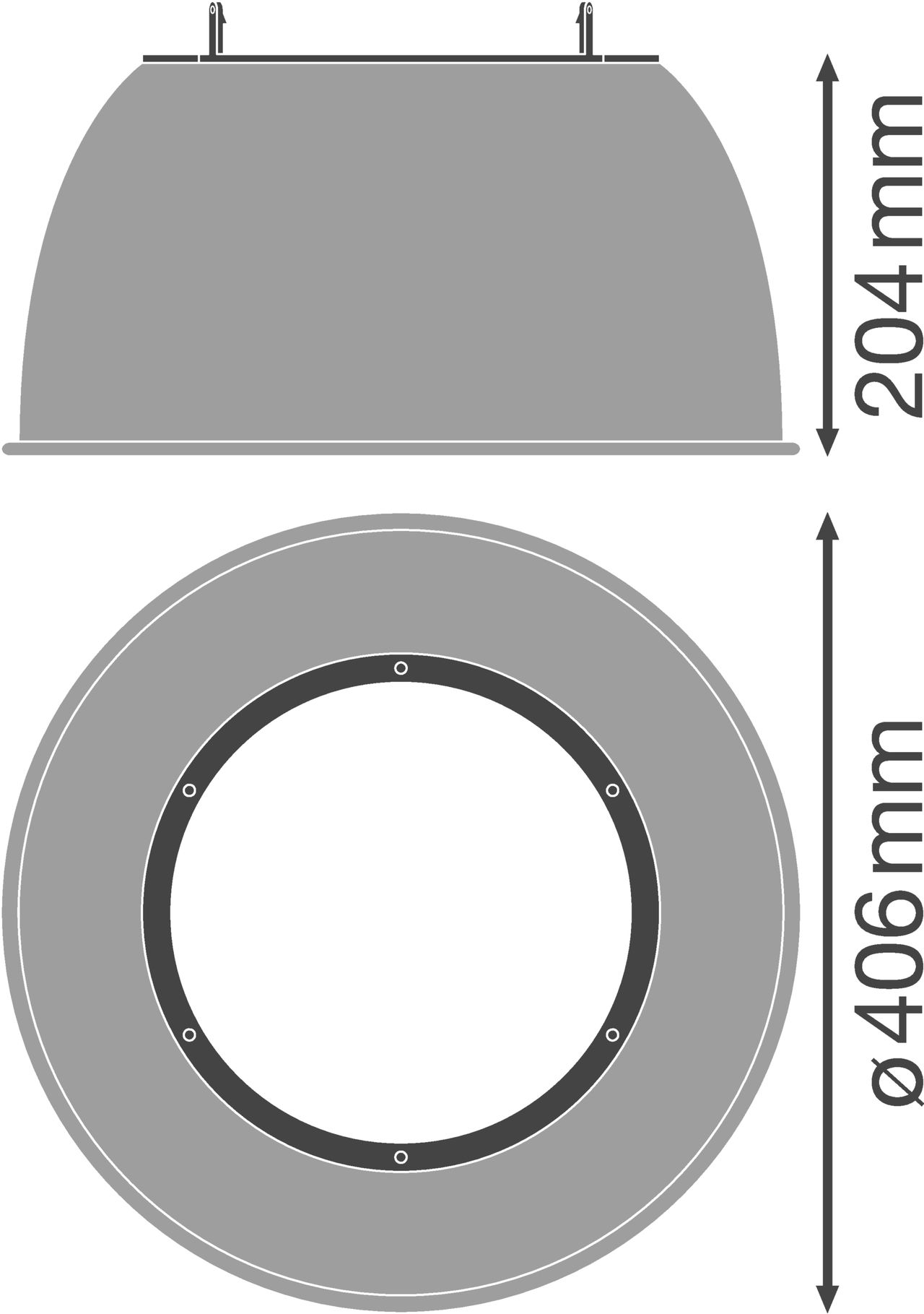 HB DALI REFLECTOR 90 W 80 DEG SI – Görsel 2 / 2