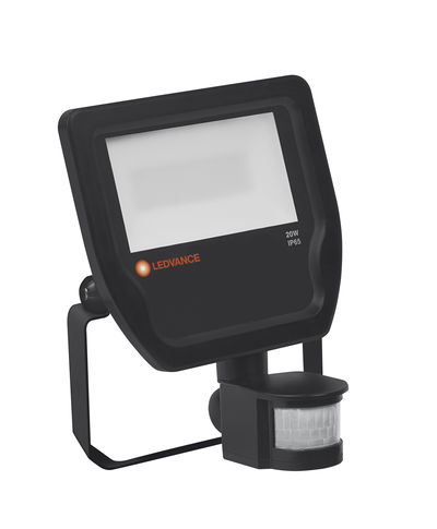 FLOODLIGHT MOTION SENSOR 20 20 W 4000 K IP65 BK S