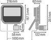 FLOODLIGHT MOTION SENSOR 50 50 W 4000 K IP65 BK S