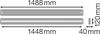 LINEAR IndiviLED® DIRECT 1500 25 W 4000 K