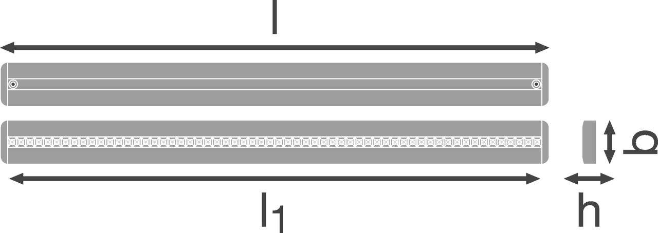 LINEAR IndiviLED® DIRECT/INDIRECT THROUGH-WIRED 1500 56 W 4000 K TH – Görsel 2 / 2
