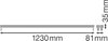 LINEAR HOUSING T8 LED 1200 2xTUBE