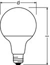 PARATHOM® CLASSIC GLOBE DIM 75 12 W/2700 K E27