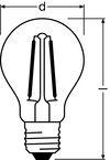 PARATHOM® Retrofit CLASSIC P 25 2.5 W/2700 K E27