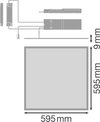 PANEL VALUE 600 EMERGENCY 40 W 4000 K AT 3H