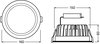 LEDVANCE® DOWNLIGHT LED DALI 200 35 W 4000 K WT