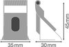 PANEL MOUNTING CLIPS 1x4 Mounting Clips 1x4