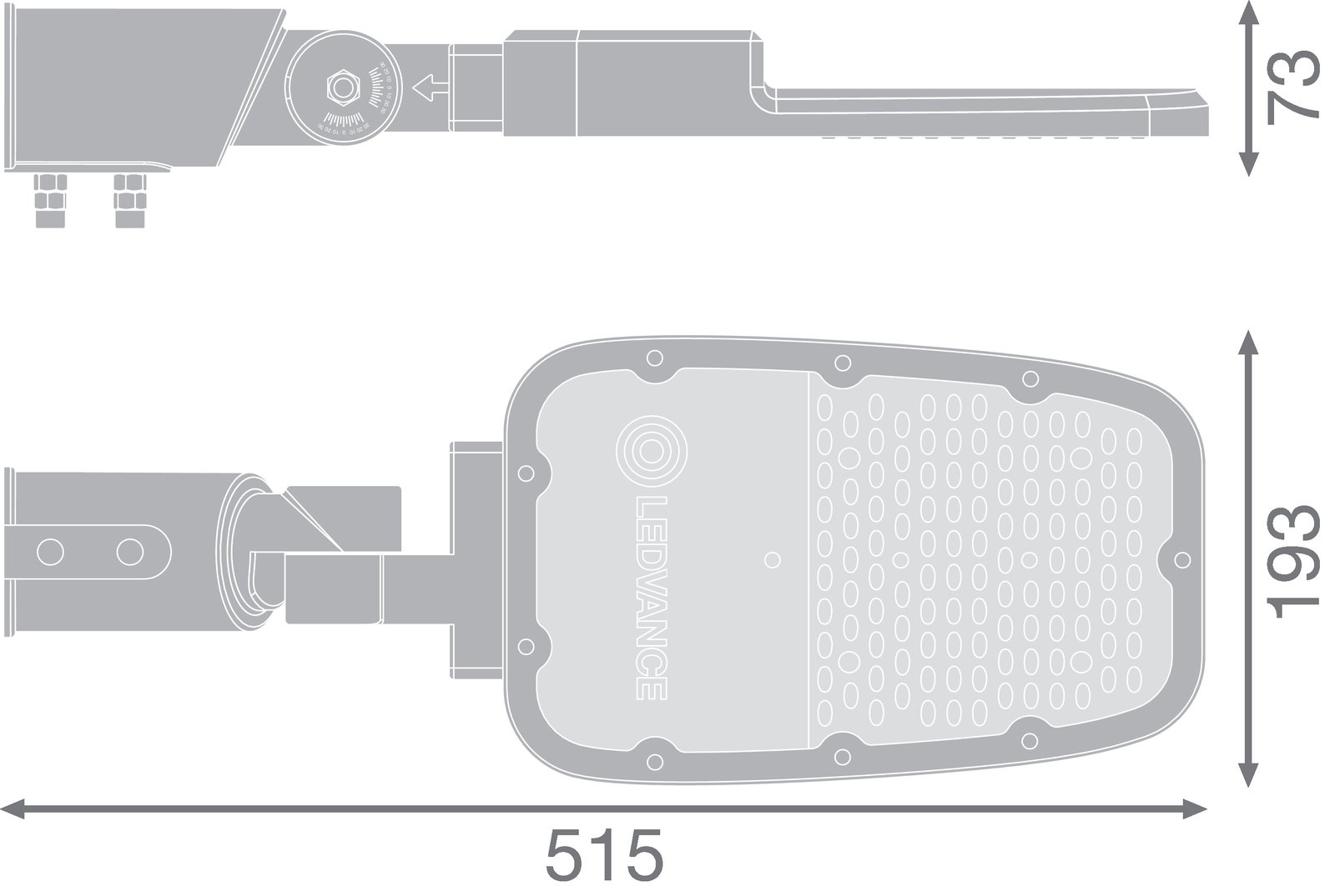 STREETLIGHT AREA MEDIUM RV20ST 65W 730 RV20ST GY – Image 3 of 4