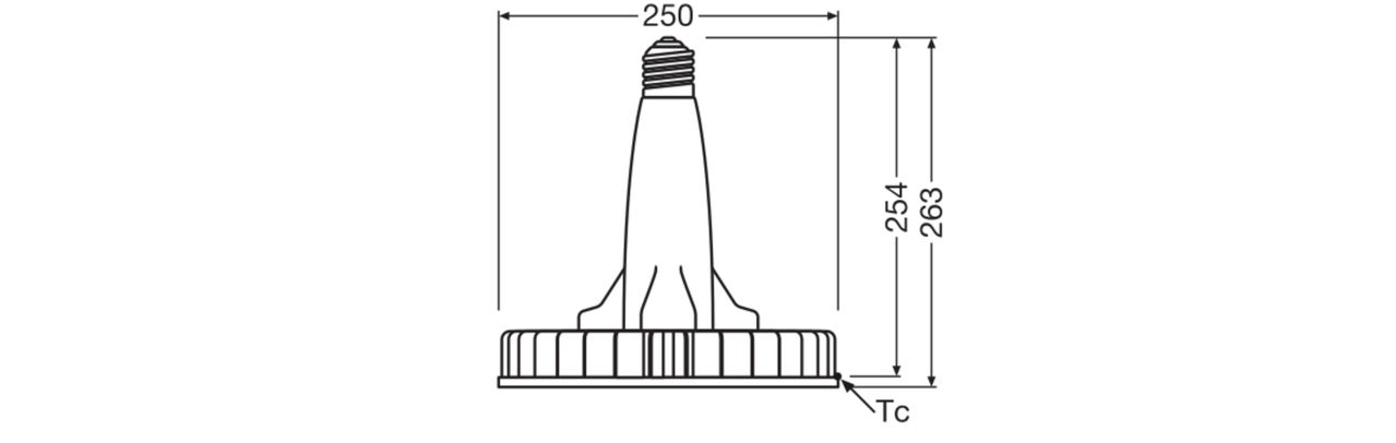 HID LED HIGHBAY UNIVERSAL PERFORMANCE 25000 LM 160W 840 E40 – Image 4 of 7