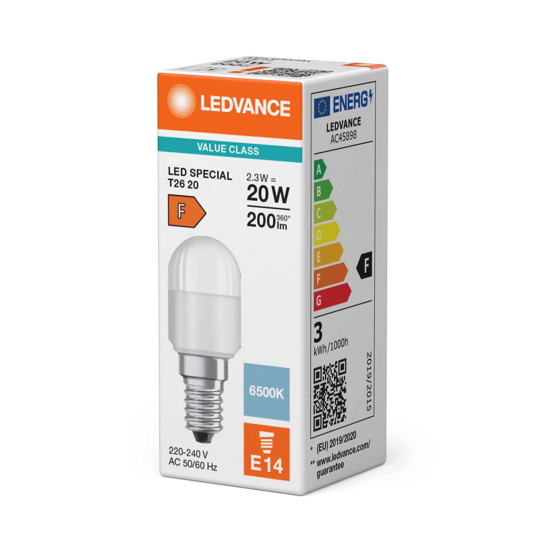 LED SPECIAL T26 P 2.3W 865 Frosted E14 – Image 2 of 5