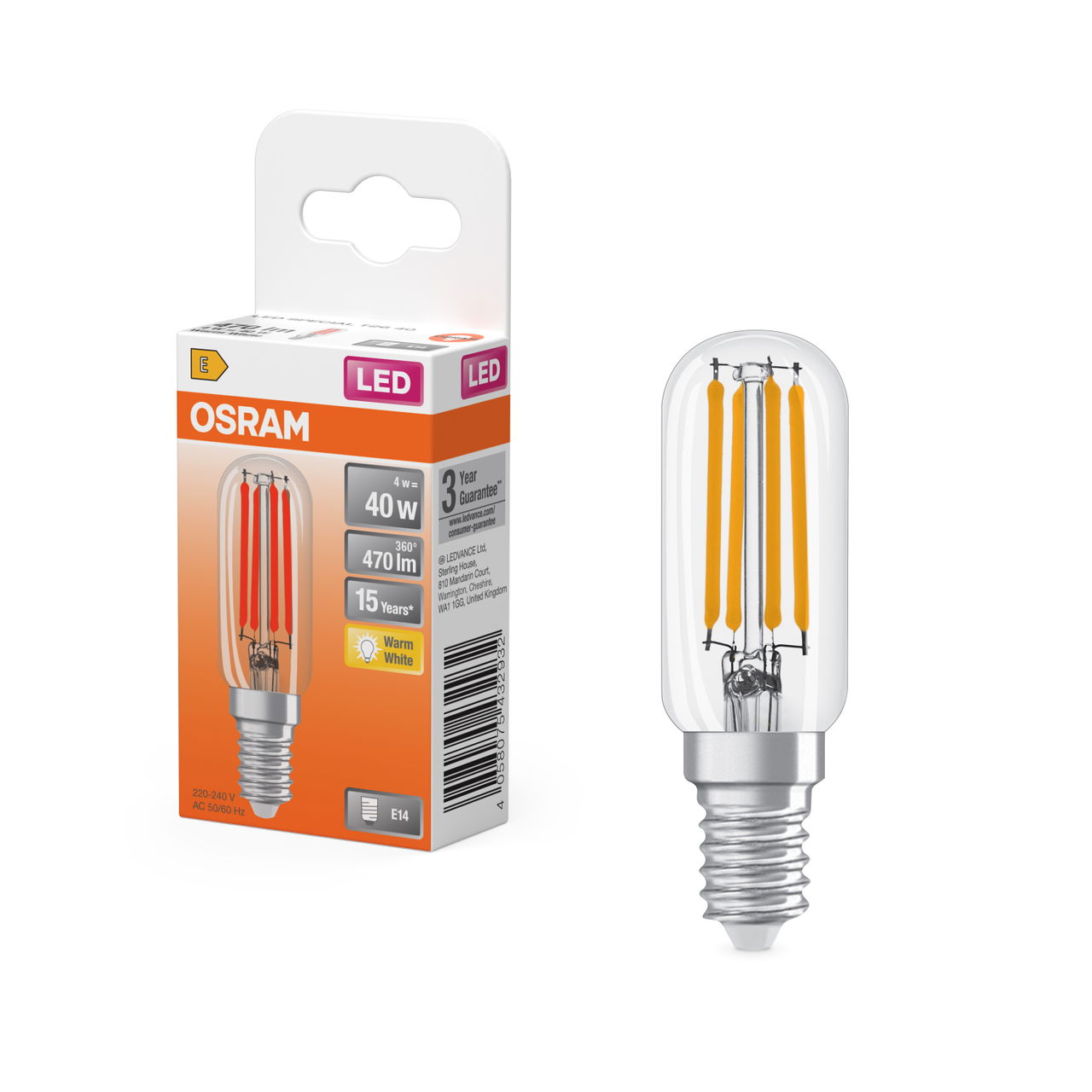 LED SPECIAL T26 4W 827 Clear E14 – Image 3 of 9
