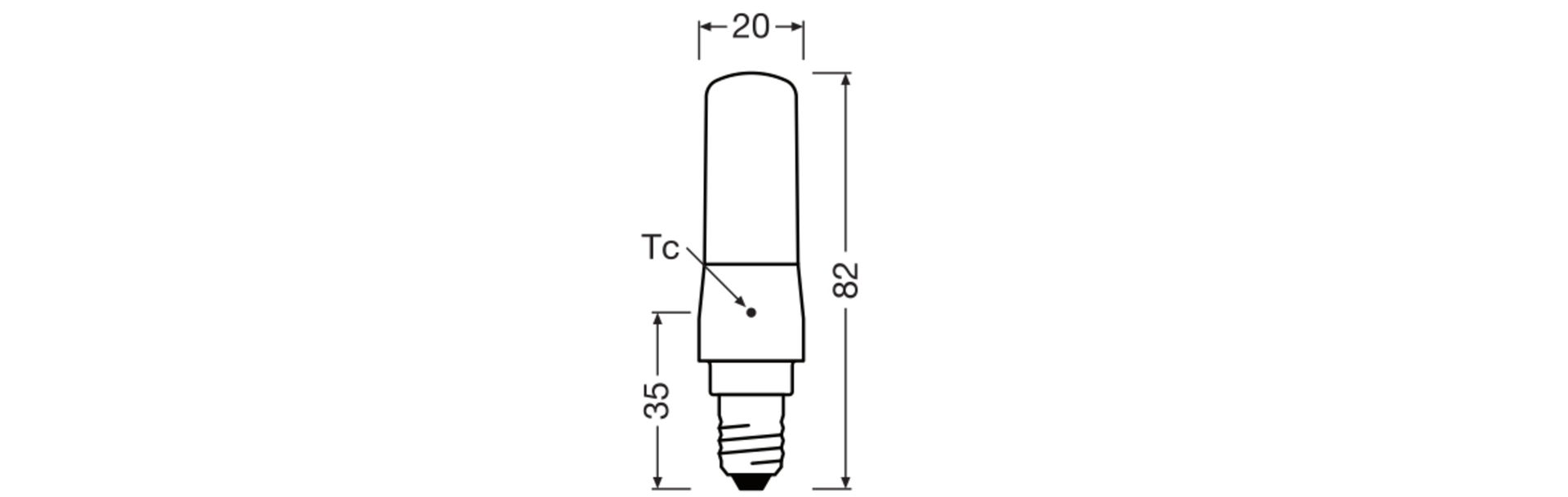 LED SPECIAL T SLIM DIM 6.5W 827 Clear E14 – Image 4 of 7