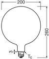 Vintage 1906 LED Special Shapes Dimmable 7.3W 827 Frosted E27