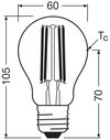 LED CLASSIC A ENERGY EFFICIENCY A S 5W 840 Clear E27