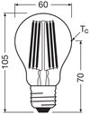 LED CLASSIC A ENERGY EFFICIENCY A S 7.2W 840 Clear E27