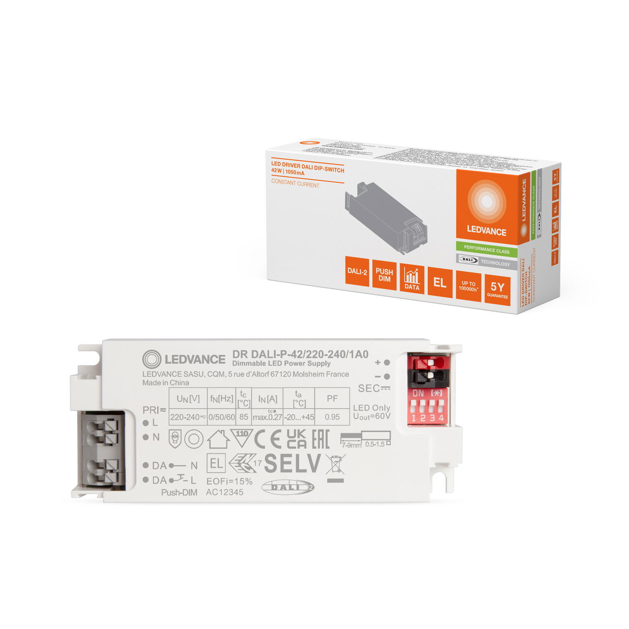 LED DRIVER DALI PERFORMANCE GEN 3 -42/220-240/1A0 – Image 3 of 4
