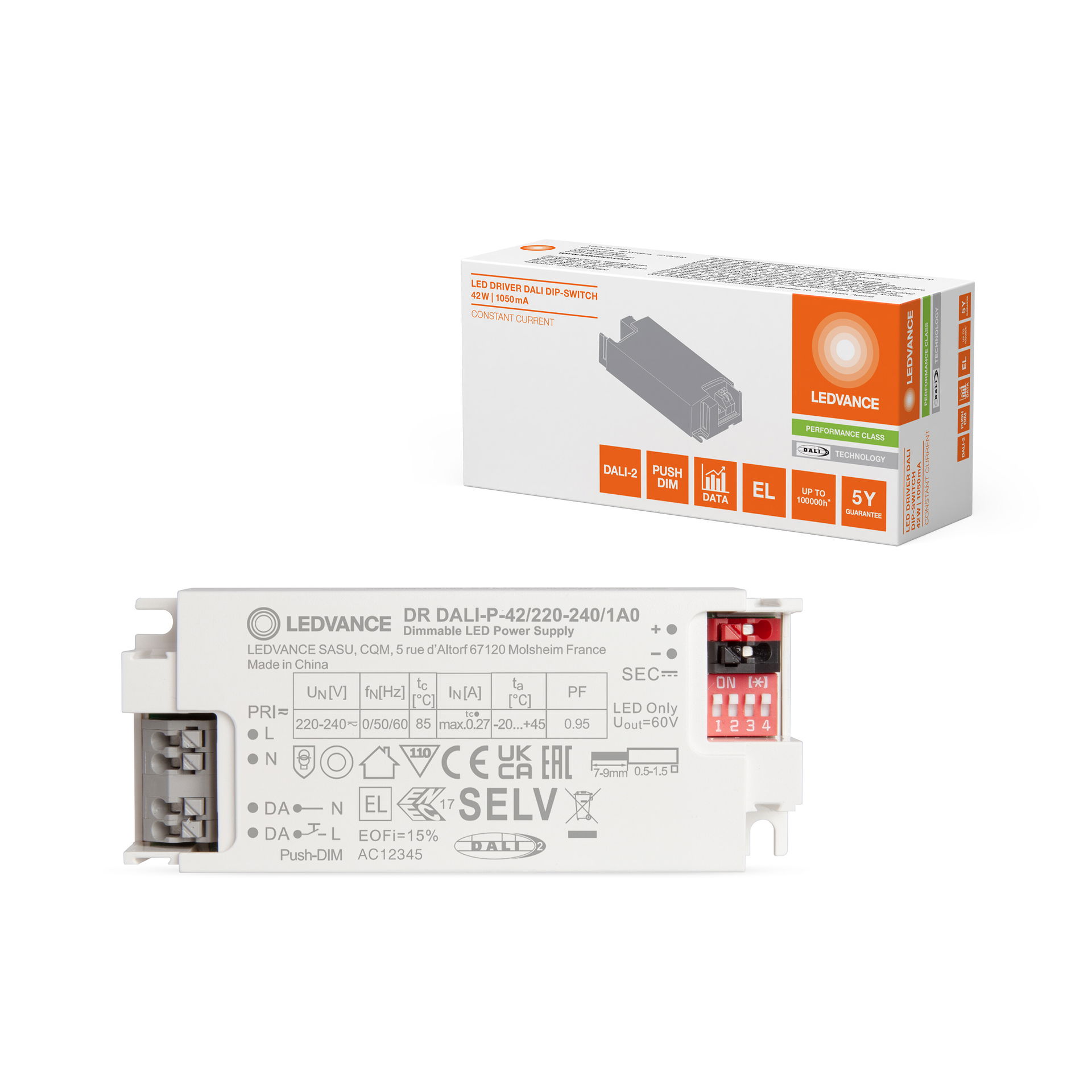 LED DRIVER DALI PERFORMANCE GEN 3 -42/220-240/1A0 – Image 3 of 4
