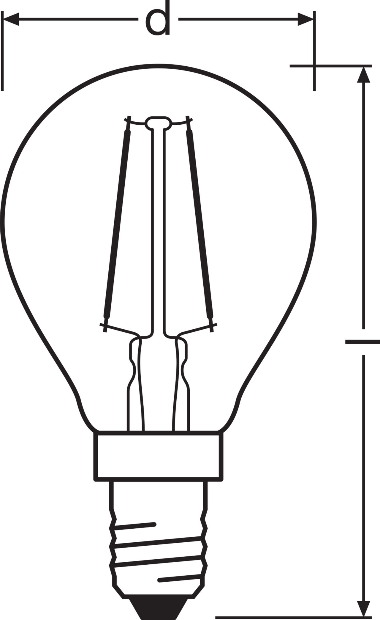 Vintage 1906® LED CLASSIC P 2.5W 824 Gold E14 – Image 4 of 6