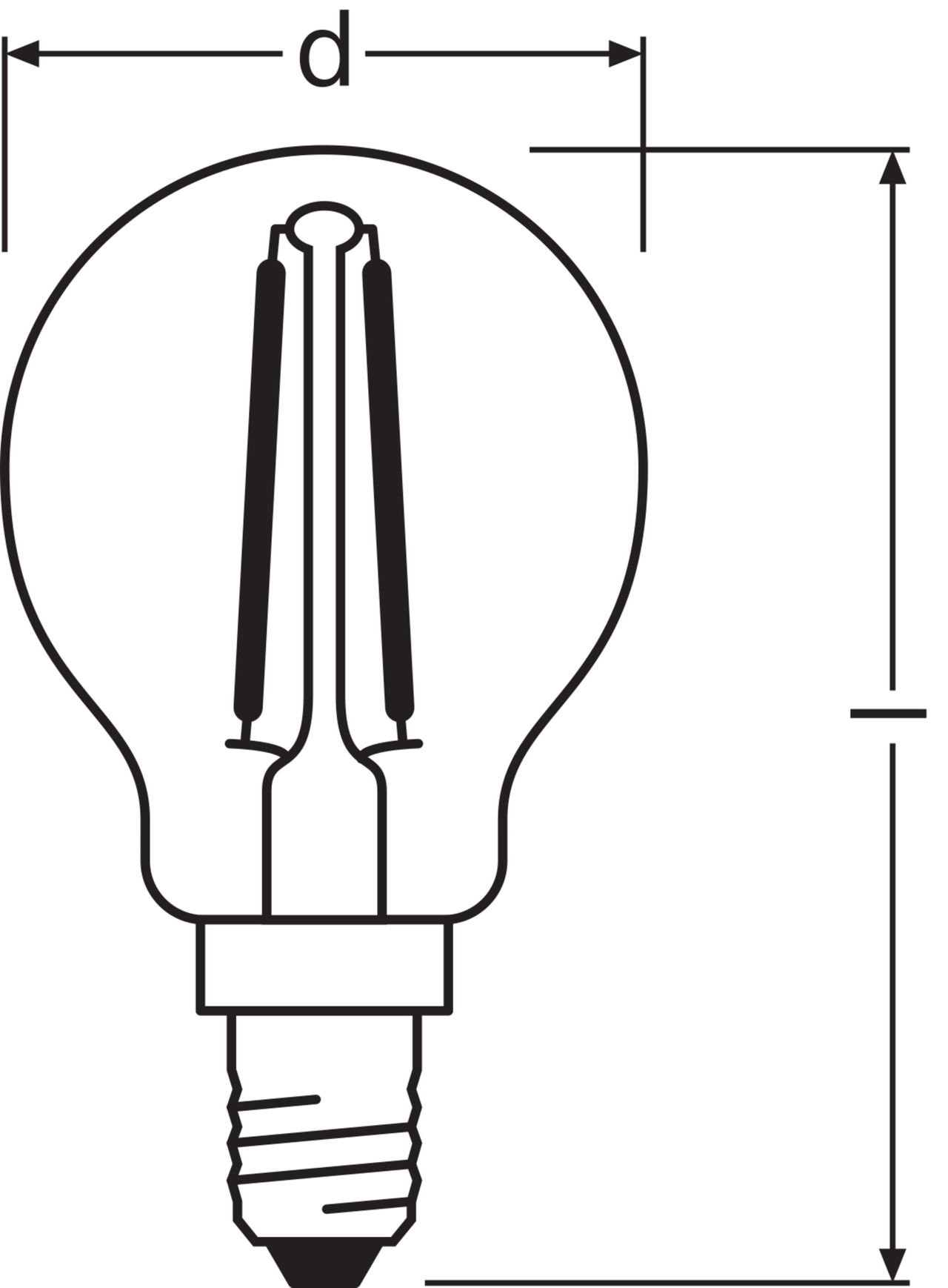 LED Retrofit CLASSIC P DIM 2.8W 827 Clear E14 – Image 4 of 6