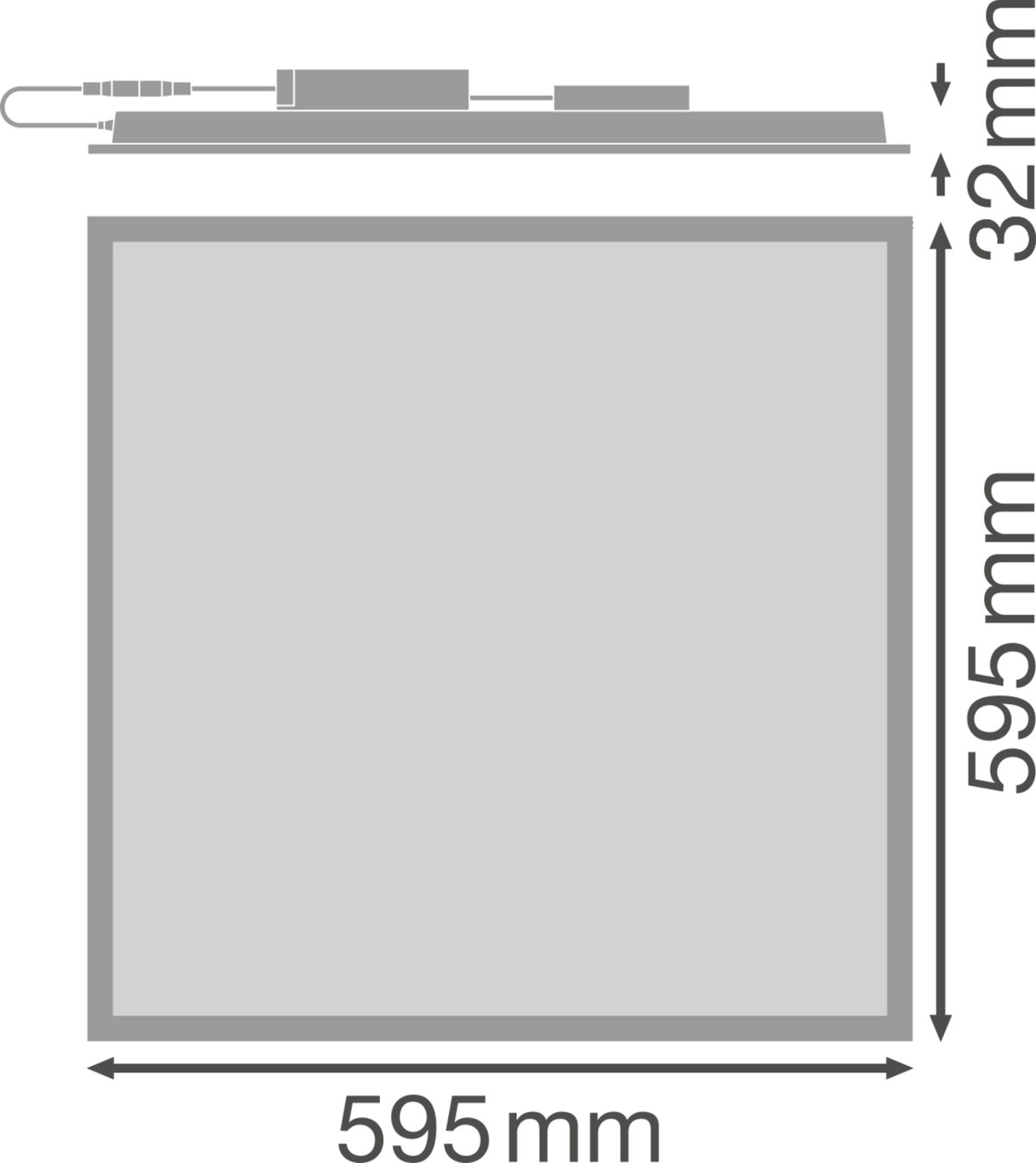 PANEL COMFORT 600 UGR&lt 19 ZIGBEE GEN 2 28W 840 U19 – Image 3 of 5
