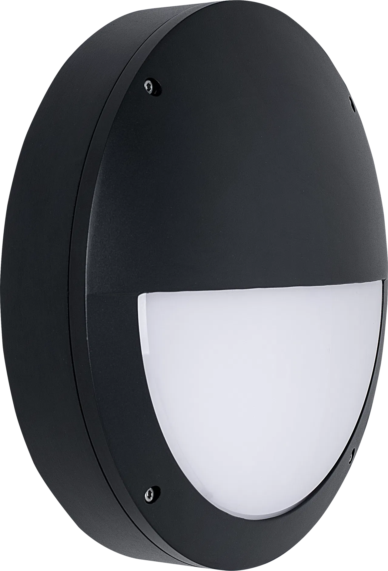 BHP GLS BULKHEAD LUMINAIRE BLACK PC BASE CLEAR PC LENS BC LAMPHOLDER IP65