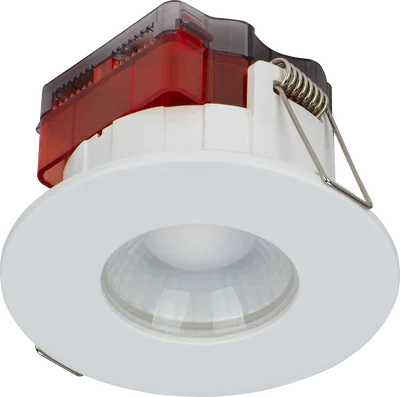 FTYPE SPOT DECORATIVE LED DOWNLIGHT 5W 550LM 4000K DIMMABLE IP65 WHITE BEZEL Â€“ FLAT