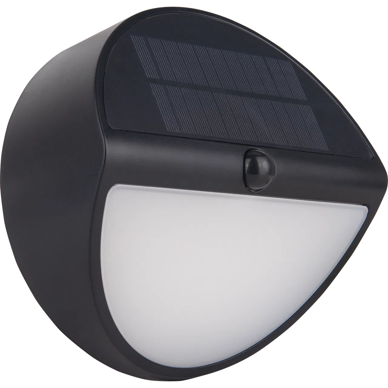 CARINA SOLAR WALL BULKHEAD EYELID 5W 500LM 4000K IP54 ROUND - BLACK