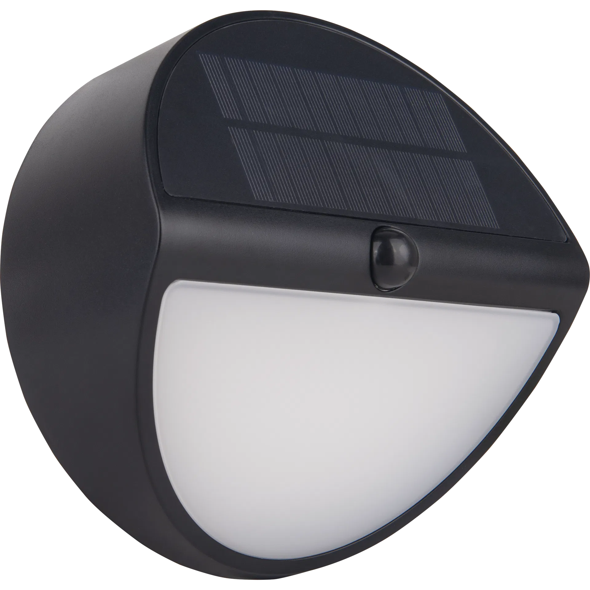 CARINA SOLAR WALL BULKHEAD EYELID 5W 500LM 4000K IP54 ROUND - BLACK