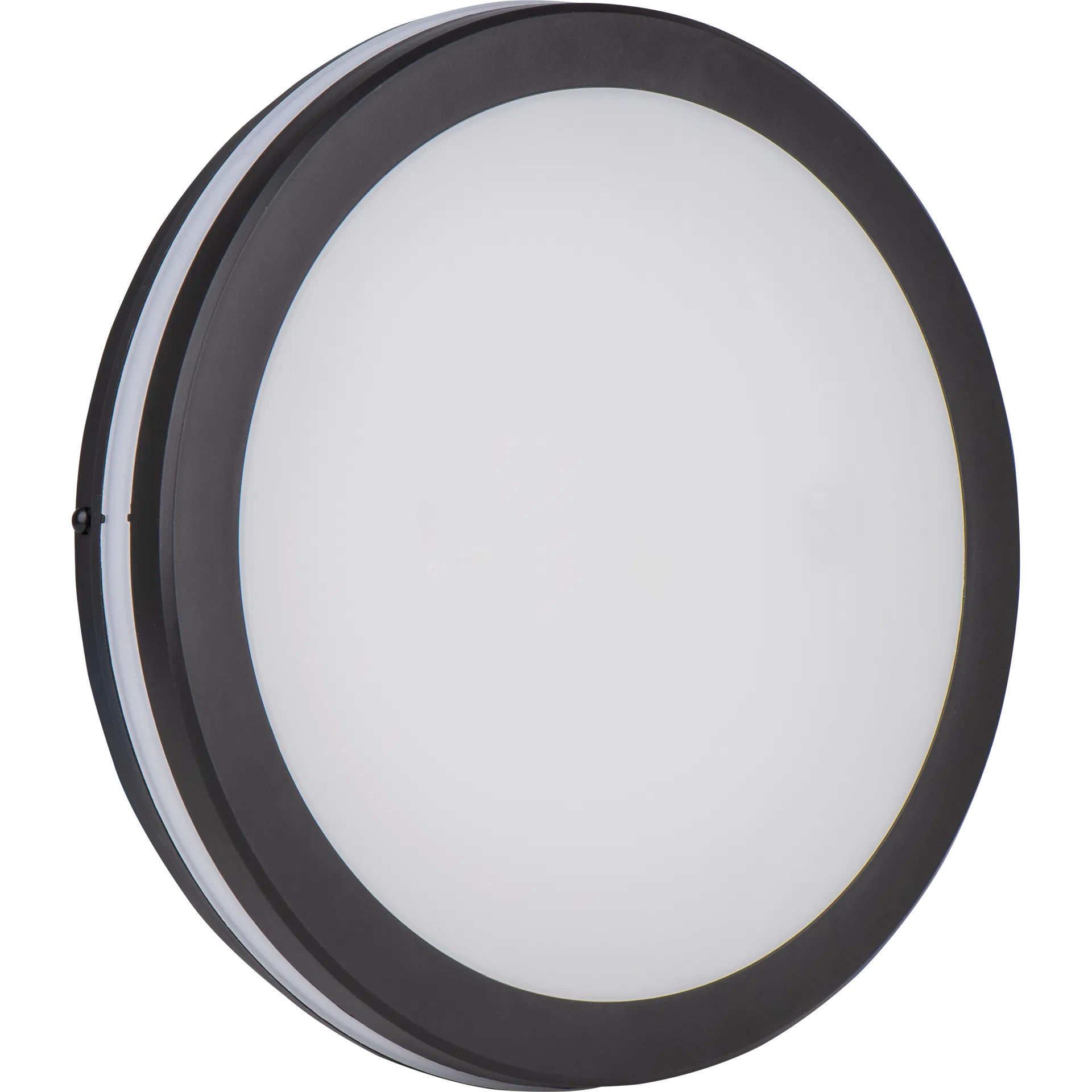 CIRCULUS BULKHEAD 24W 2900LM WATTAGE CHANGE CCT IP65 - BLACK Ã˜300MM
