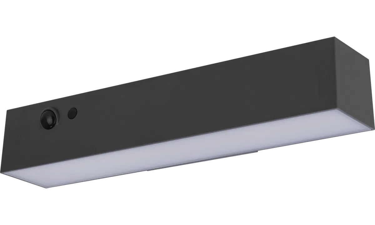 ERA DECORATIVE SLIM SOLAR BRICK LIGHT 7W 1000LM 3000K IP54 WITH PIR - SLATE GREY