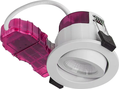 FTYPE ELITE 4W/6W 750LM POWER CHANGE & 4COLOUR CCT 2700K 3000K 4000K 6000K DIMMABLE IP65 WHITE - ADJUSTABLE