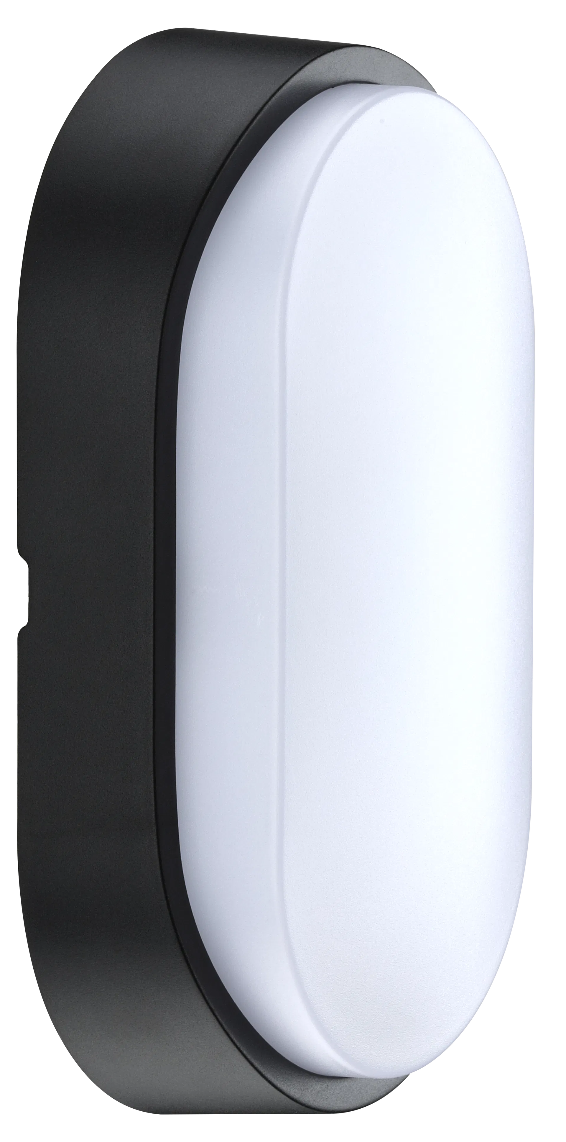EBEO10S40-01 ECO OVAL BULKHEAD IP54 700LM 10W 4000K SUPPLIED WITH BLACK AND WHITE TRIM