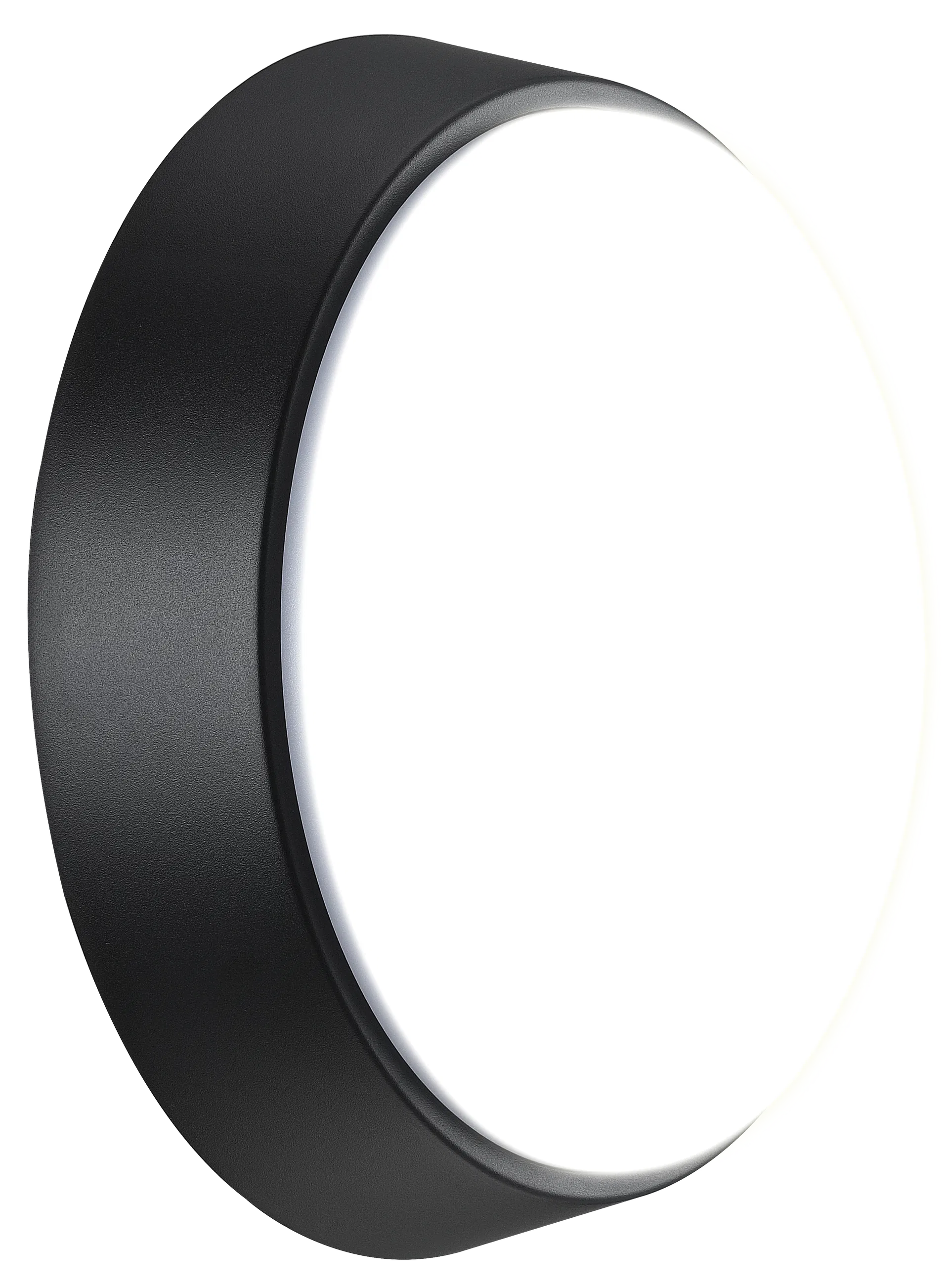 EBER10S40-01 ECO ROUND BULKHEAD IP54 700LM 10W 4000K SUPPLIED BLACK AND WHITE TRIM
