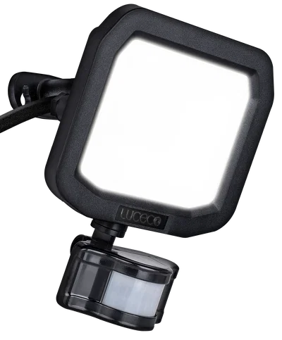 CASTRA SMART BLACK FLOOD 160MM 2300LM 20W 5000K PIR