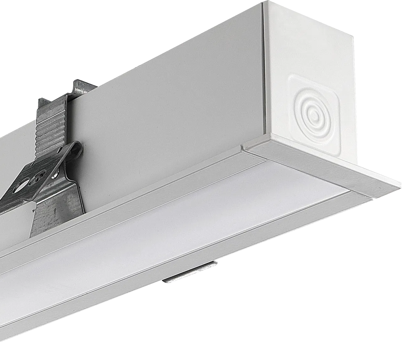CONTOUR WHITE RAL 9016 RECESSED LINEAR 1160MM 2400LM 23W STD