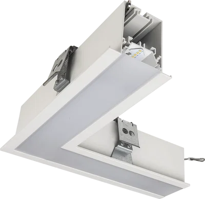 CONTOUR WHITE RAL 9016 RECESSED LINEAR 314.2MM 1200LM 11W STD