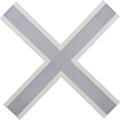 CONTOUR WHITE RAL 9016 RECESSED LINEAR 568.4MM 2400LM 23W STD