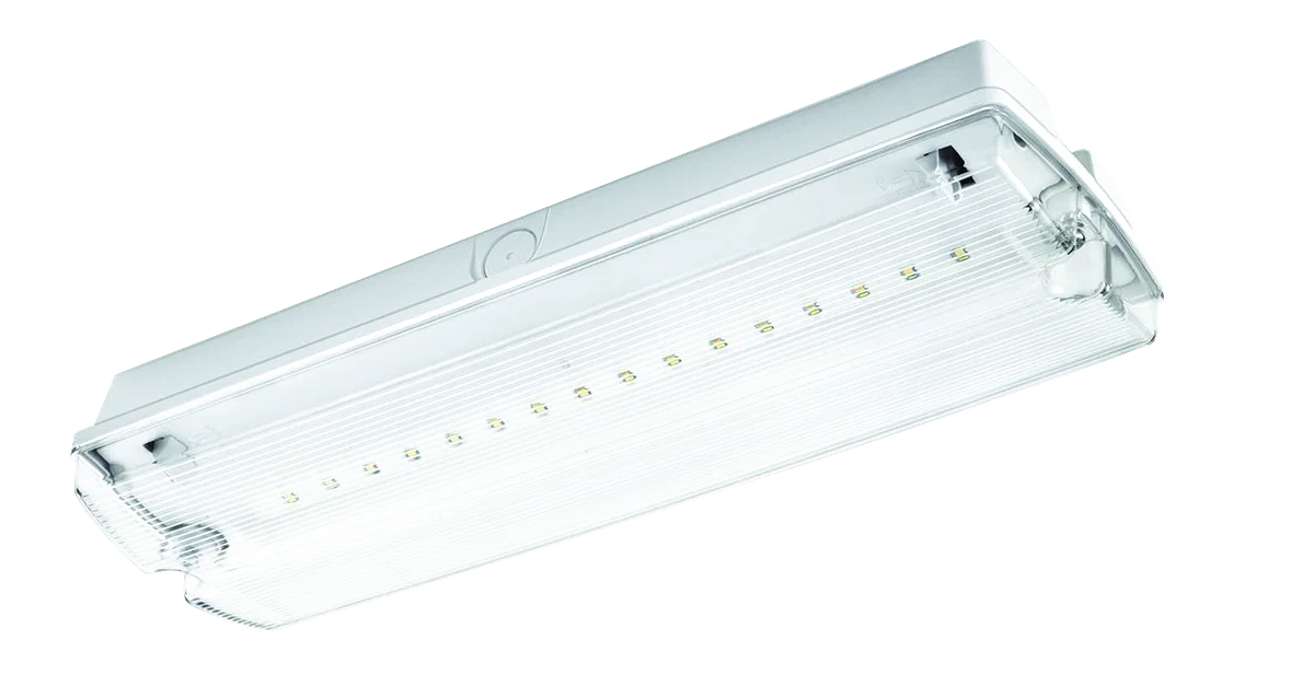 RECESSED BLADE 3 HOUR EMERGENCY MAINTAINED UP ARROW