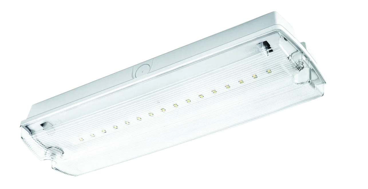 RECESSED BLADE 3 HOUR EMERGENCY MAINTAINED UP ARROW