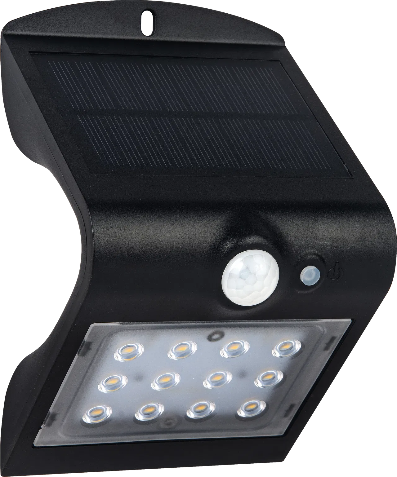 SOLAR GUARDIAN PIR WALL LIGHT BLACK IP65 1.5W 220LM 4000K STD