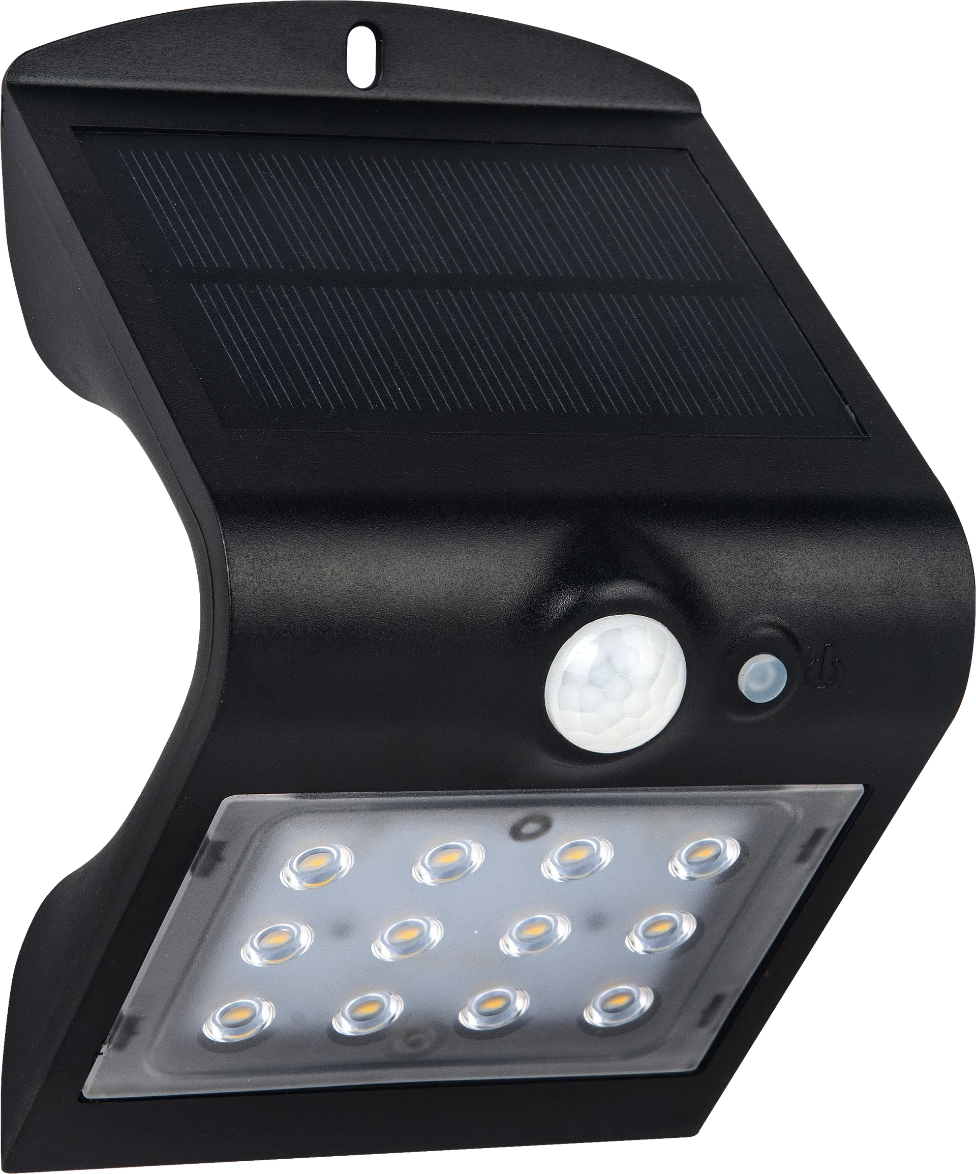 SOLAR GUARDIAN PIR WALL LIGHT BLACK IP65 1.5W 220LM 4000K STD