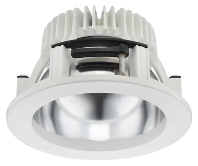 Platinum Anti-Ligature 600Lumens. 7W 3000K Switched FTG White bezel