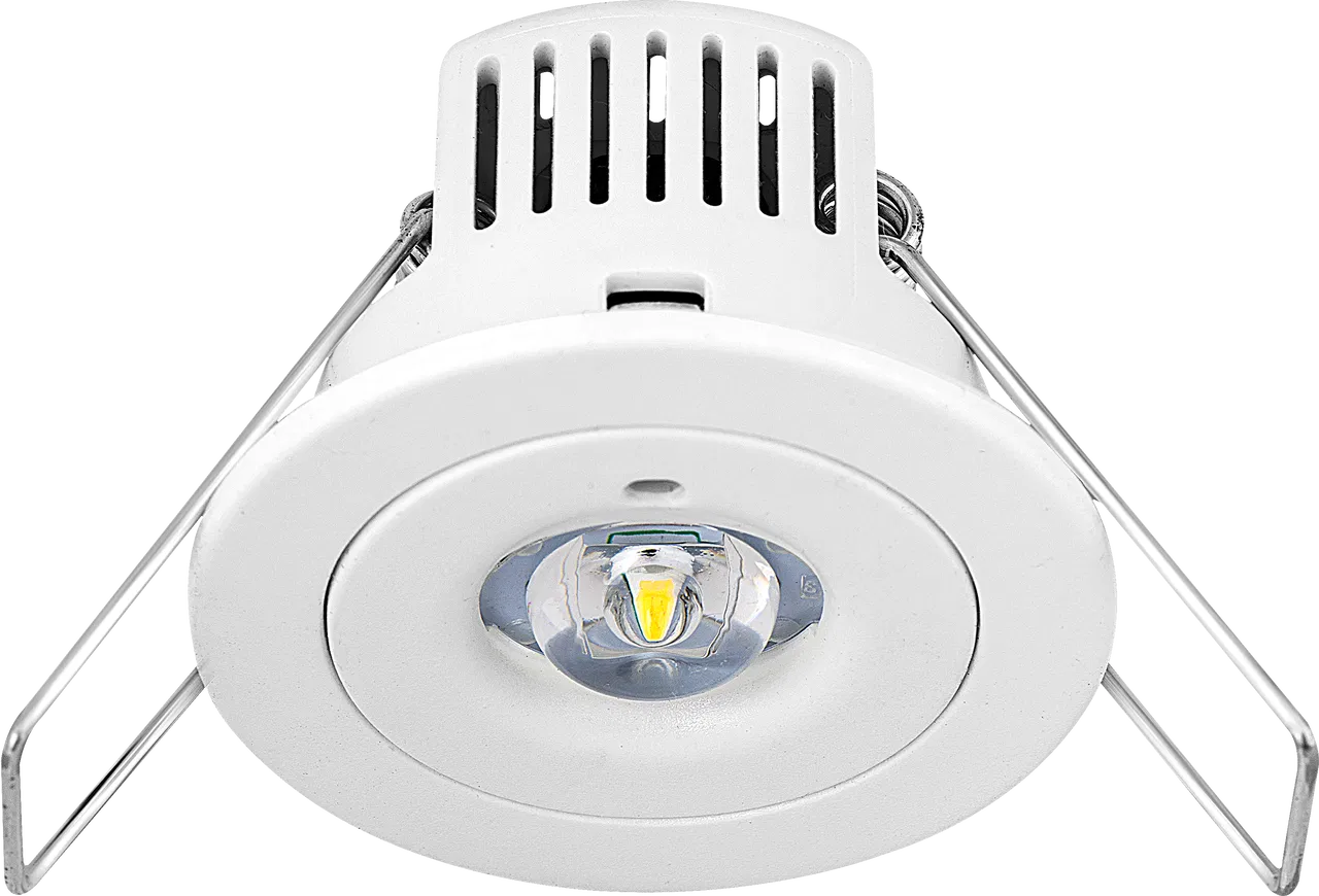 TEMPUS EXTRA RECESSED 3W BLACK CORRIDOR LENS
