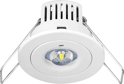 TEMPUS EXTRA 390LM 3W SURFACE 3HR EMERGENCY DOWNLIGHT C/W OPEN AREA OPTIC