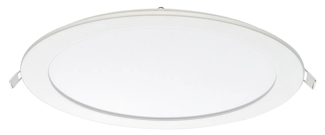 LUXPANEL WHITE BEZEL 236MM DIA 9W 850LM DIMMABLE DRIVER