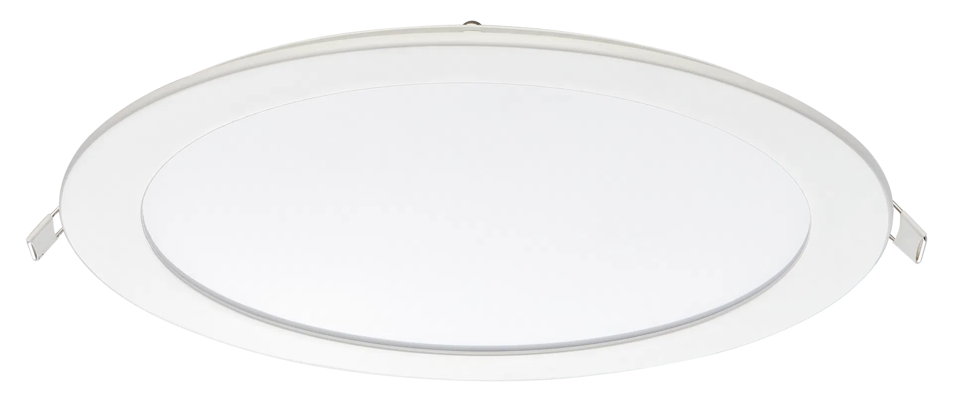 LUXPANEL WHITE BEZEL 236MM DIA 9W 850LM DIMMABLE DRIVER