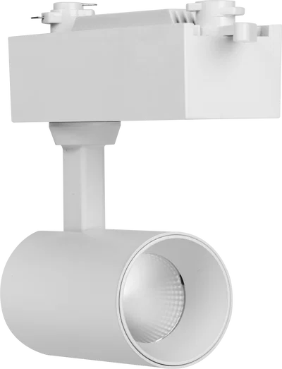 SINGLE CIRCUIT TRACK SPOT 450LM 7W 4000K WHITE FIXED BEAM ANGLE