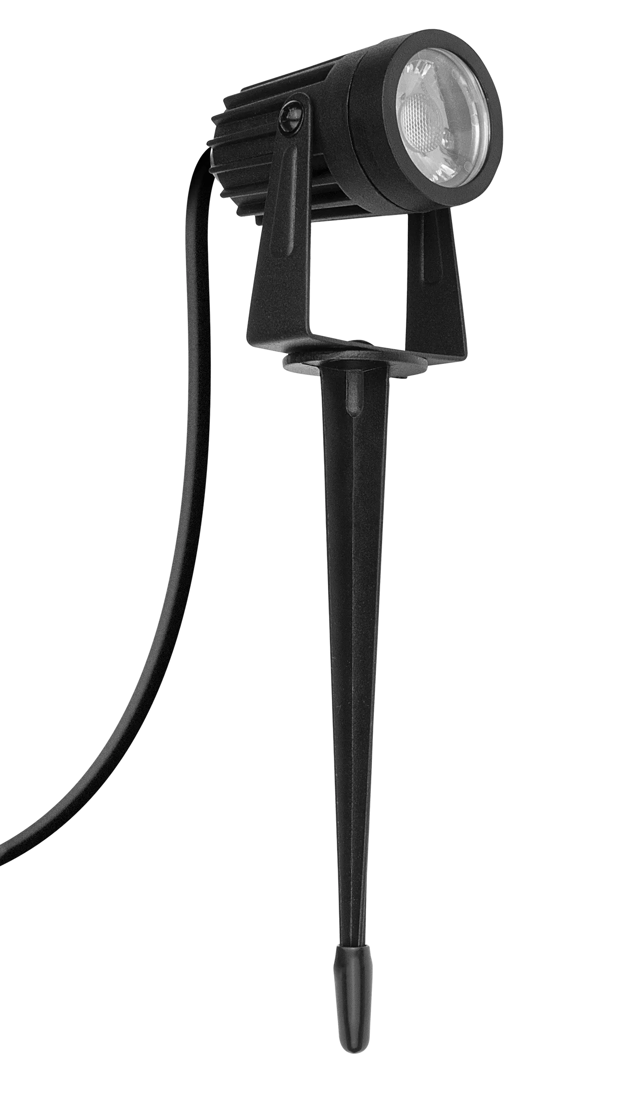 EXTERIOR LED COACH LANTERN 4 PANEL BOTTOM ARM 640LM 8W 4000K IP44 BLACK NON-PIR